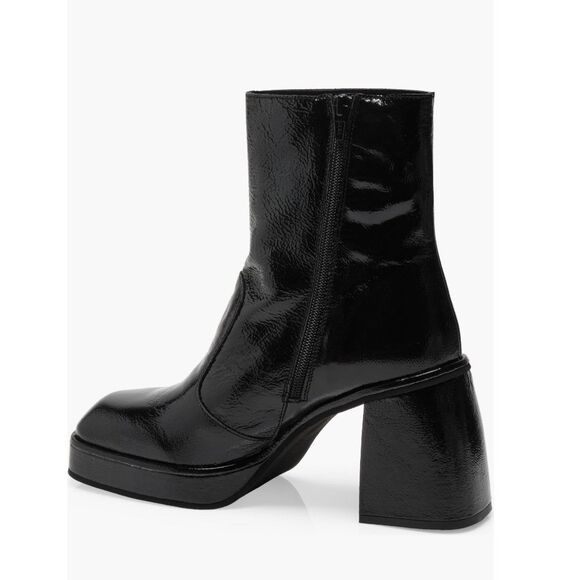 Free People Shoes - Free People Ruby Platform Bootie in Black Patent, New, Size EU39 US9